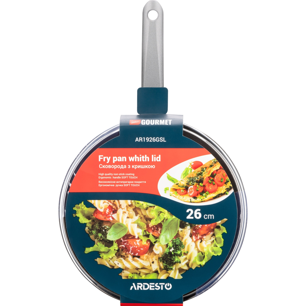 Сковорода Ardesto Gemini Gourmet Vasto з кришкою 26 см (AR1926GSL) - зображення 10