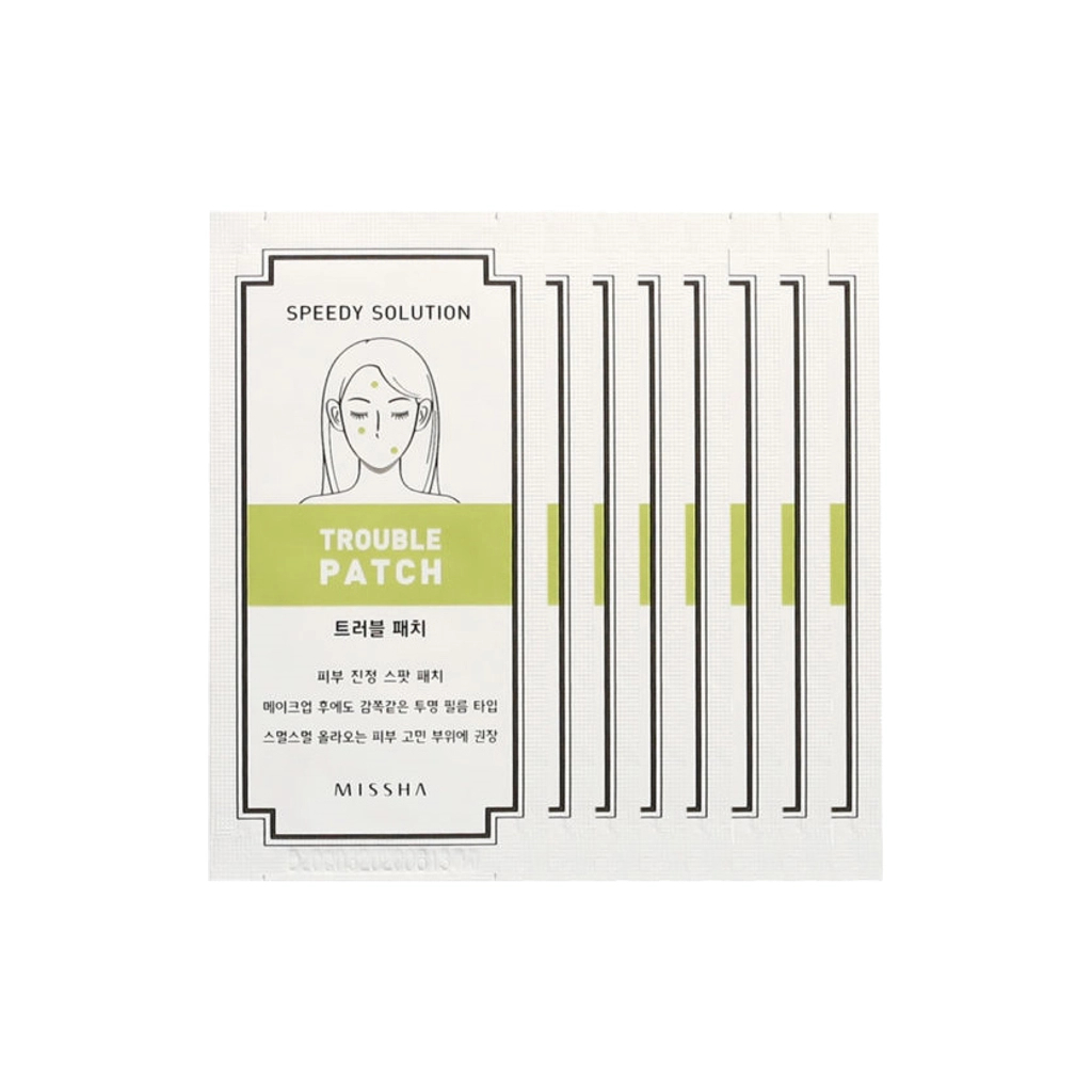 Патчі для обличчя Missha Speedy Solution Anti Trouble Patch Для боротьби з акне 8 пакетів по 12 шт. (8806185764483) - изображение 1