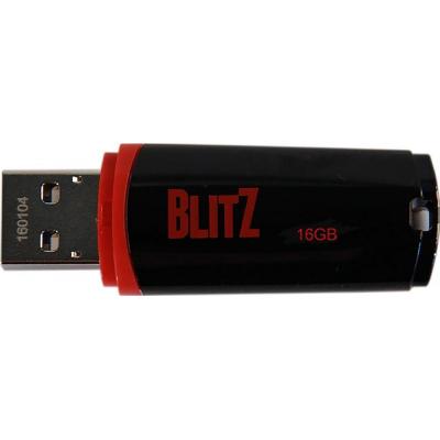 USB флеш накопичувач Patriot 16GB Blitz Black USB 3.1 (PSF16GBLZ3BUSB) - зображення 2