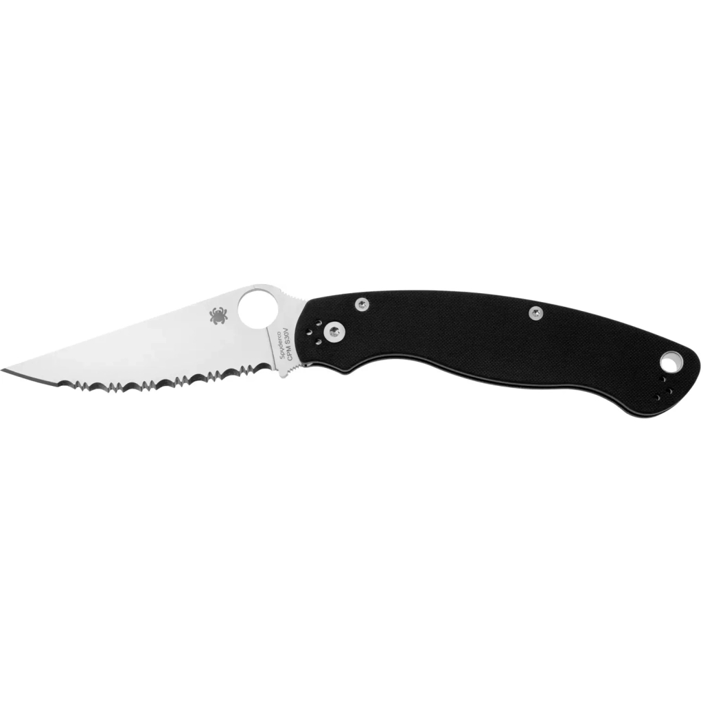 Ніж Spyderco Military 2 Serrated Black (C36GS2) - зображення 1