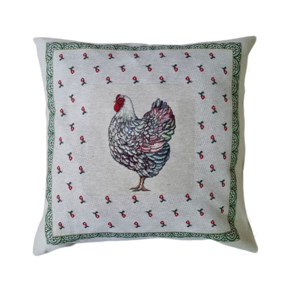 Подушка Прованс Декоративна Сіра курочка 45х45 (4823093438729) - зображення 1