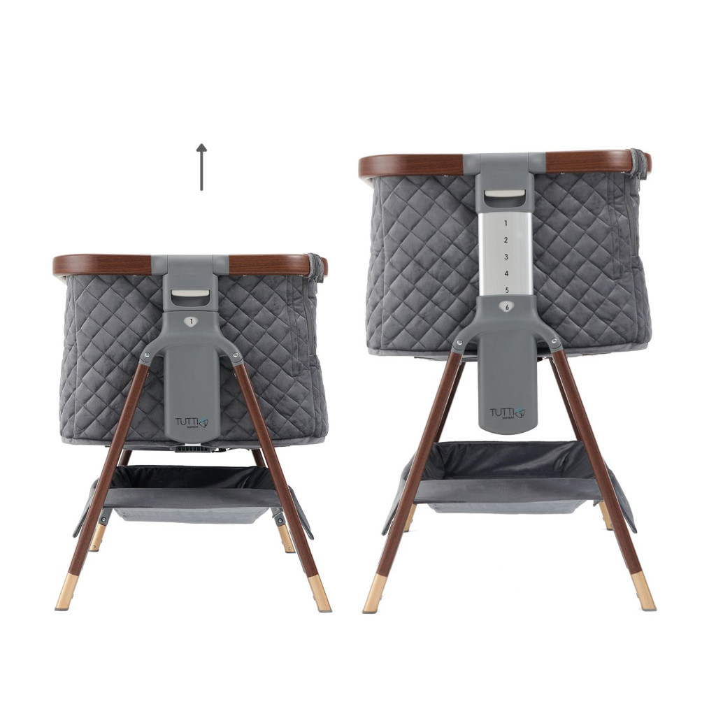 Ліжечко Tutti Bambini CoZee Luxe dark gray (211208/6506) - зображення 6