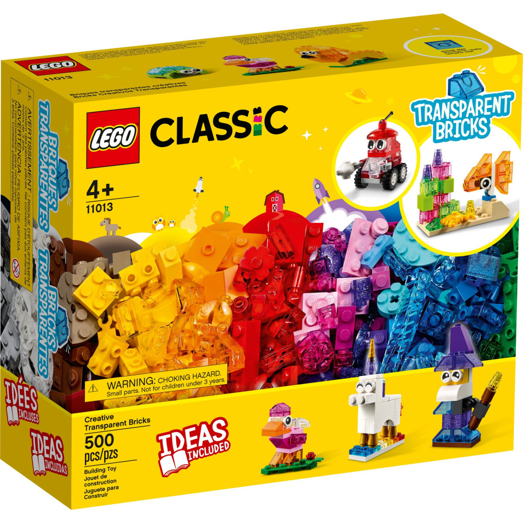 Конструктор LEGO Classic Прозорі кубики для творчості (11013) - зображення 1