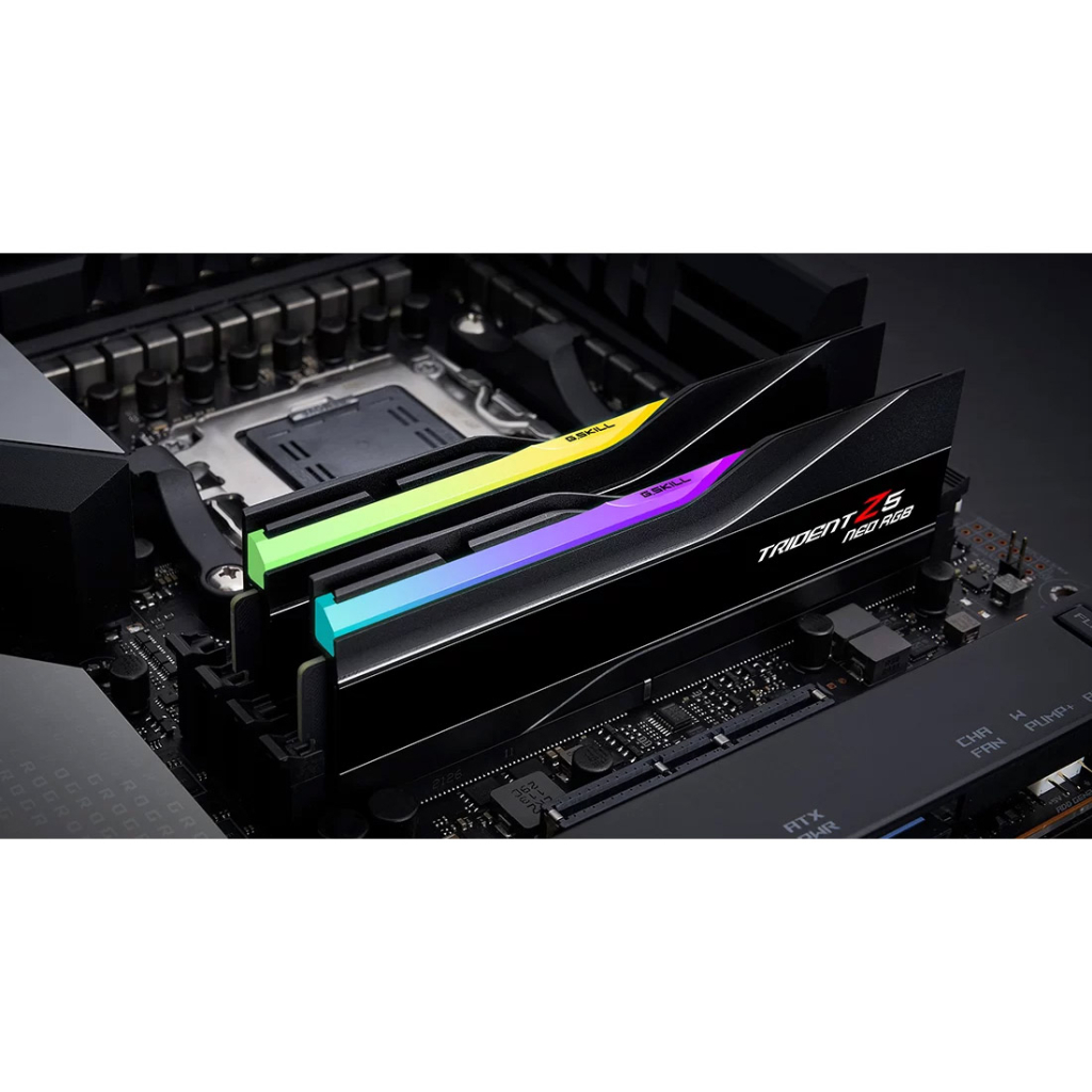Модуль пам'яті для комп'ютера DDR5 48GB (2x24GB) 6000 MHz Trident Z5 Neo RGB Matte Black G.Skill (F5-6000J4048F24GX2-TZ5NR) - зображення 6