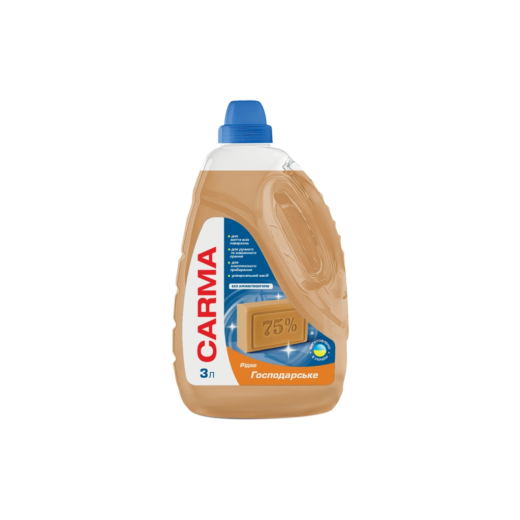 Гель для прання Carma Мило рідке Господарське 3 л (4823098414780) - зображення 1