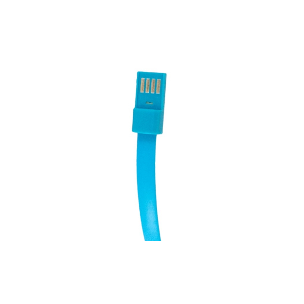 Дата кабель USB 2.0 AM to Micro 5P 0.2m браслет blue Extradigital (KBU1784) - зображення 3