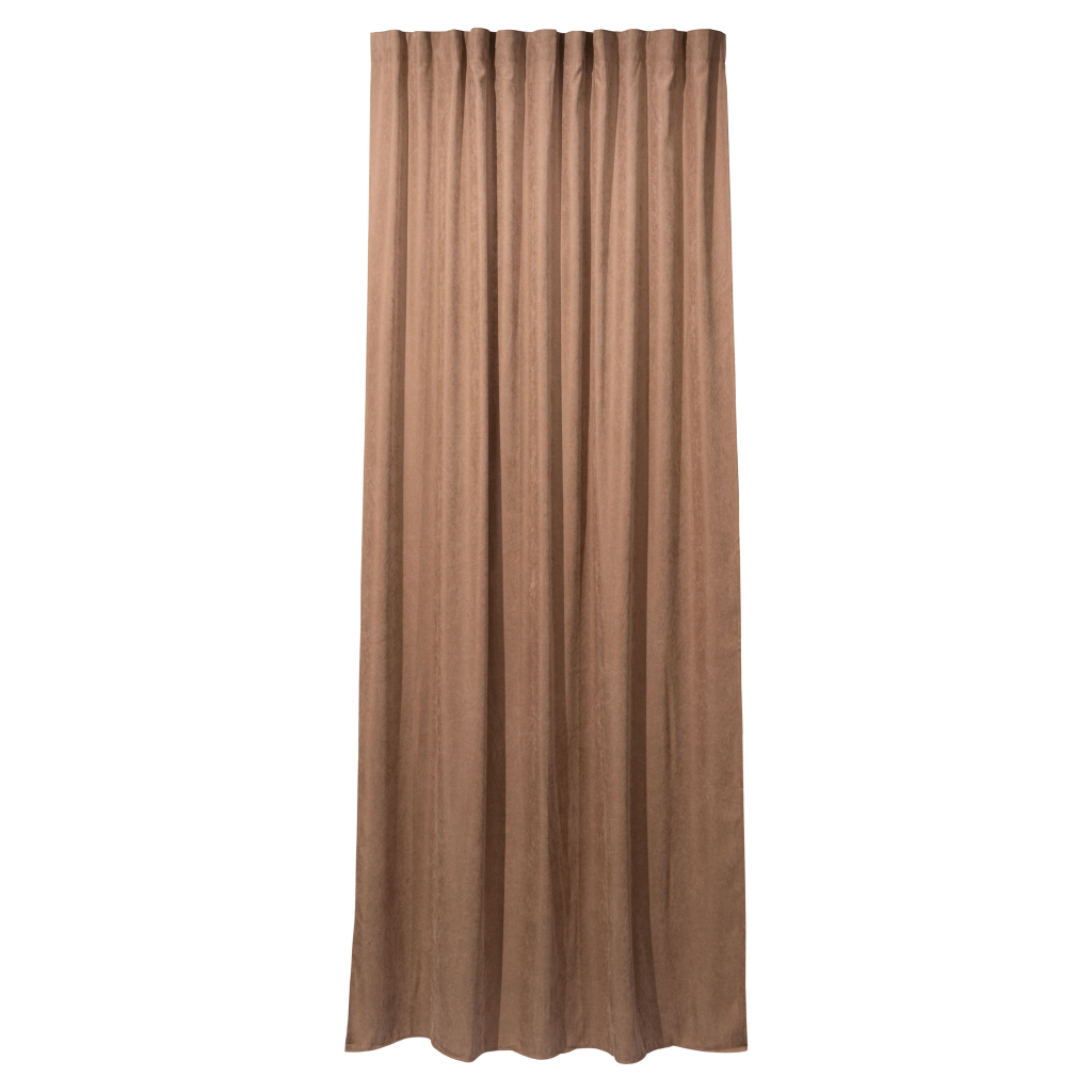 Штора Ardesto мікровелюр 100% поліестер, 150х270 см шоколад (ART1010CH) - изображение 1