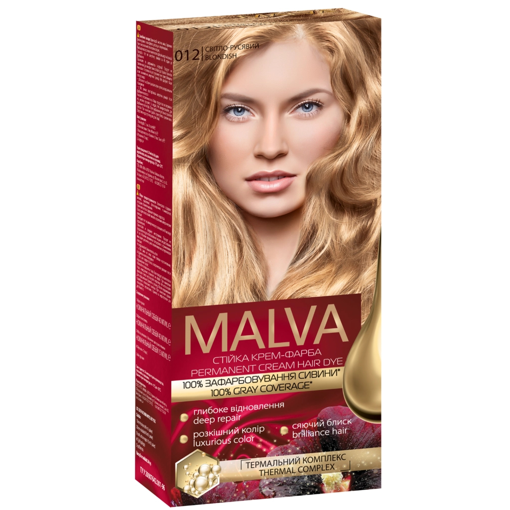 Фарба для волосся Acme Color Malva Color Revive Стійка 012 - Світло-русявий (4823115502841) - изображение 1