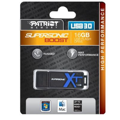 USB флеш накопичувач Patriot 16GB SUPERSONIC BOOST XT USB 3.0 (PEF16GSBUSB) - зображення 4