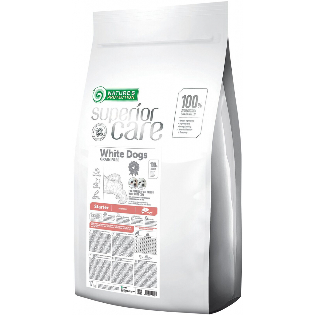Сухий корм для собак Nature's Protection Superior Care White Dogs Grain Free Starter 17 кг (NPSC45992) - зображення 1