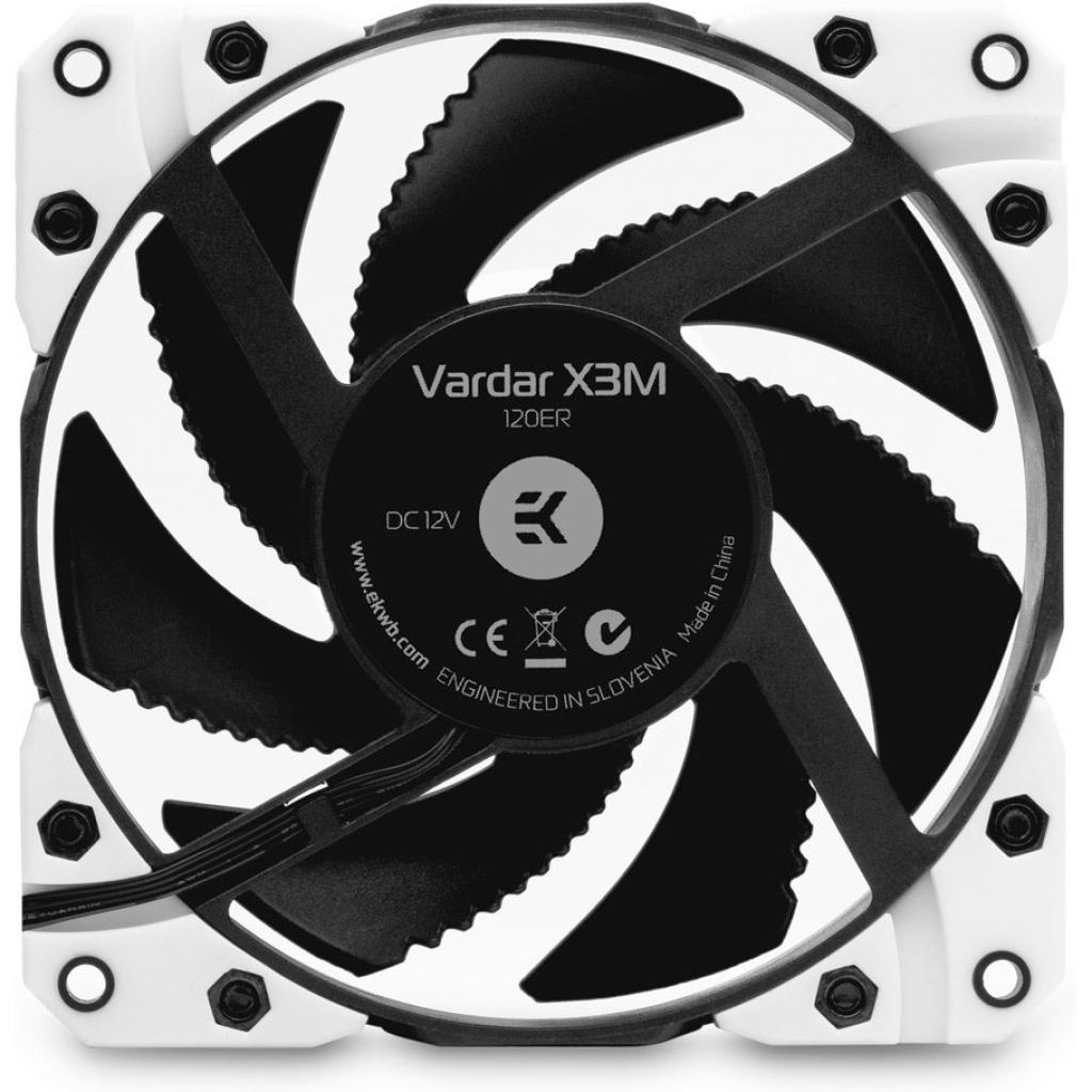 Кулер до корпусу Ekwb EK-Vardar X3M 120ER (500-2200 rpm) - White (3830046996916) - зображення 2
