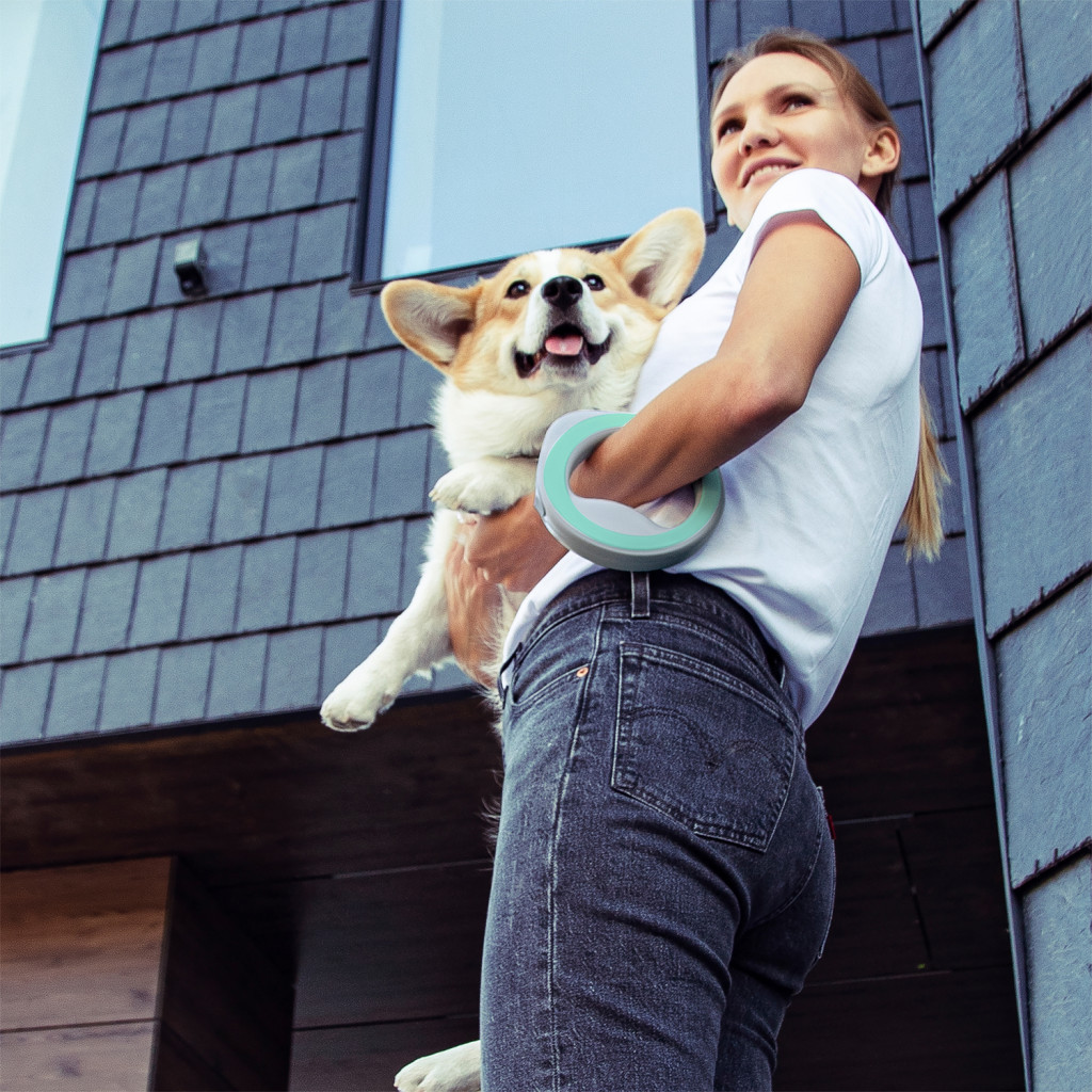 Повідець для собак WAUDOG R-leash світловідбиваюча стрічка XS-M до 40 кг 2.9 м салатовий (81275) - изображение 6