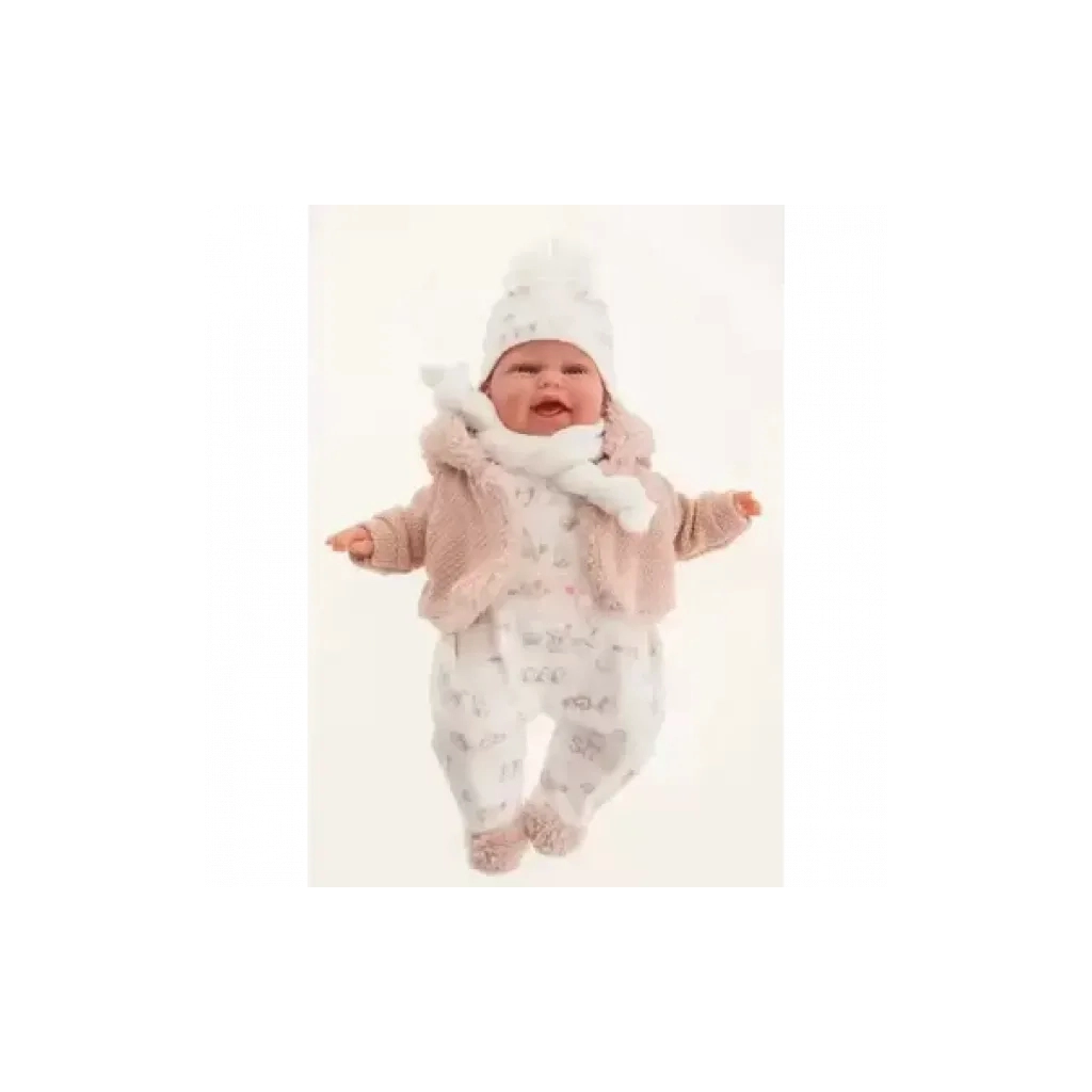 Пупс Antonio Juan Клара в зимовому конверті вінілова зі звуком 34 см (7046) - зображення 3
