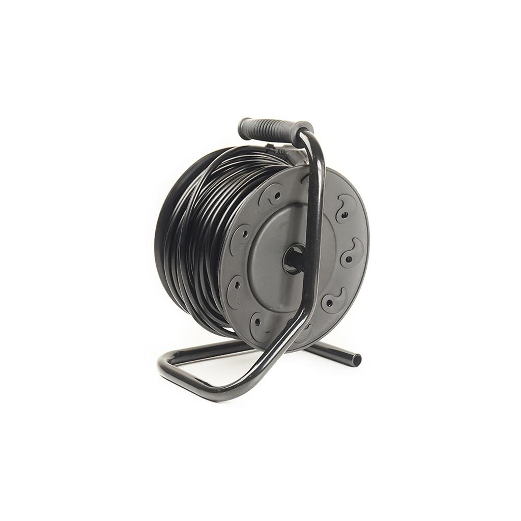 Мережевий подовжувач PowerPlant на катушке 30 м, 4 розетки (JY-2002/30) (PPRA10M300S4) - зображення 3