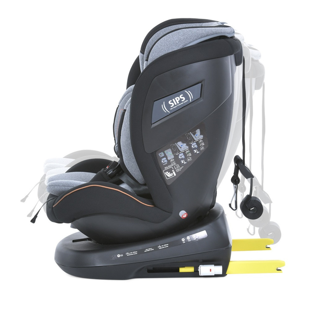 Автокрісло El Camino I-CON (0-36кг) (ME 1117 melange ult gray) - зображення 8