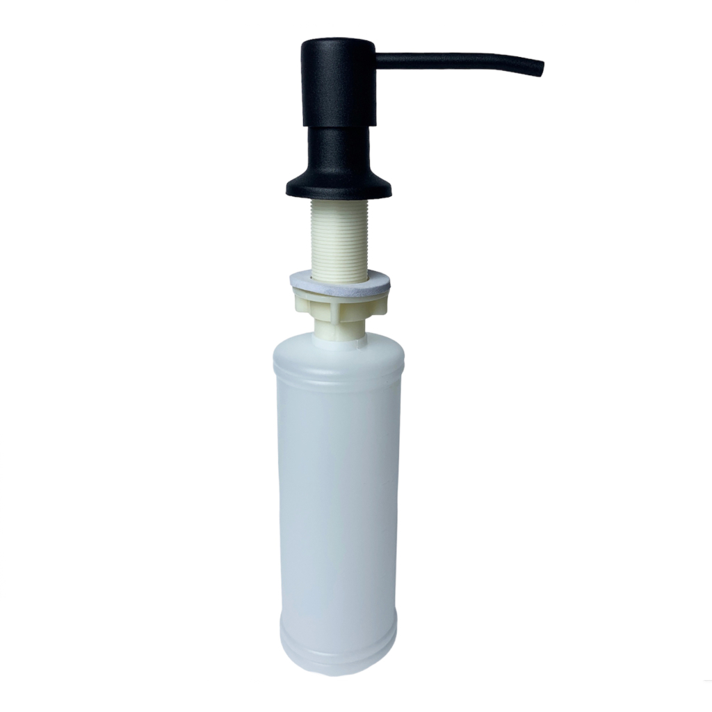 Мийка кухонна Adamant Minimal антрацит + змішувач + дозатор + ополіскувач склянок + кола (4824296106415) - зображення 4