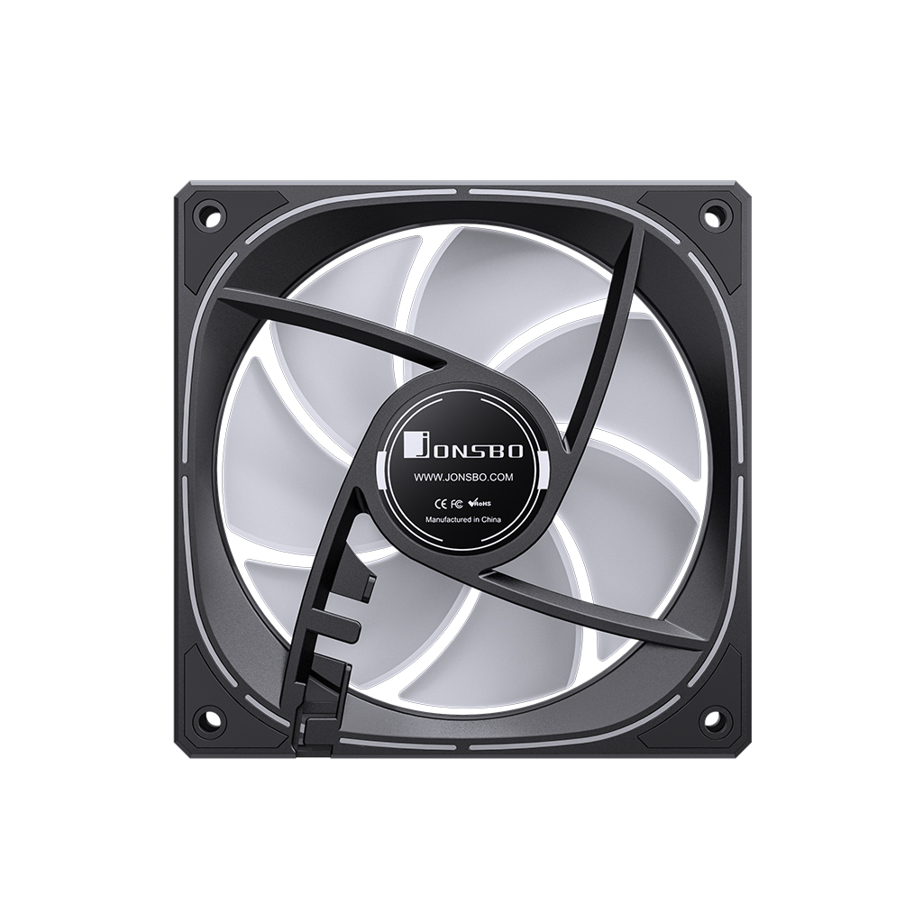 Кулер до корпусу JONSBO FR-505B ARGB Black - зображення 8