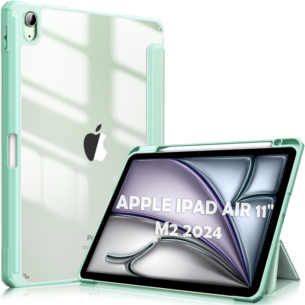 Чохол до планшета BeCover Soft Edge TPU Apple iPad Air 11" M2/M3 (2024/2025) Light Green (711704) - зображення 1