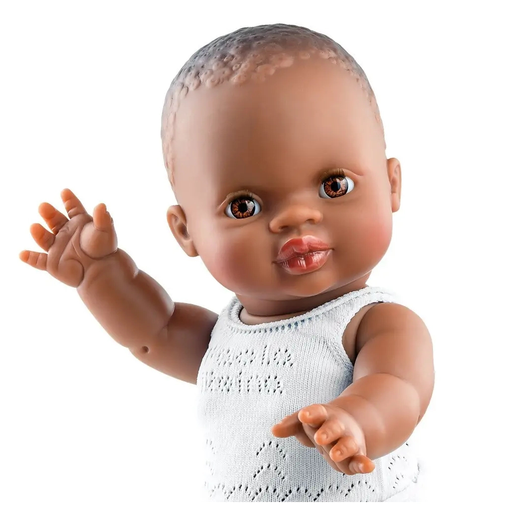 Пупс Paola Reina велика мулатка в піжамі, без коробки (34004) - зображення 2