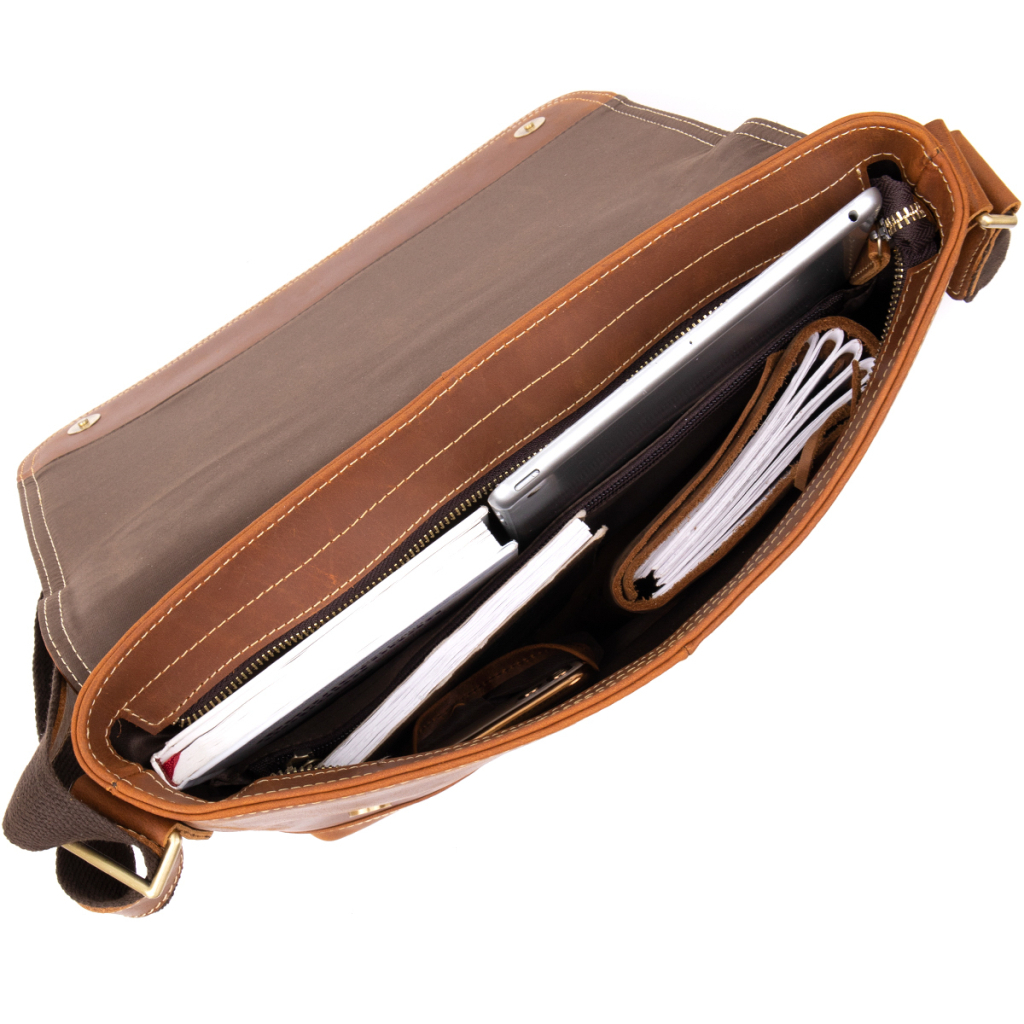 Сумка Vintage Матова Руда (20399) - зображення 6