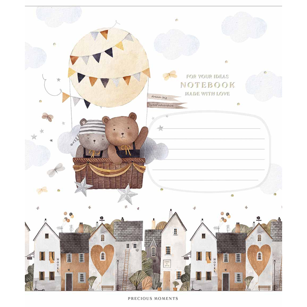 Зошит Школярик Precious moments 12 аркушів клітинка (012-3506K) - зображення 3