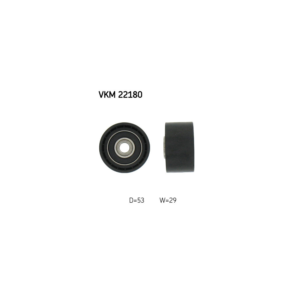 Ролик натягувача ременя SKF VKM 22180 - зображення 1