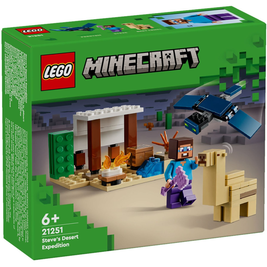 Конструктор LEGO Minecraft Експедиція Стіва в пустелю 75 деталей (21251) - зображення 1
