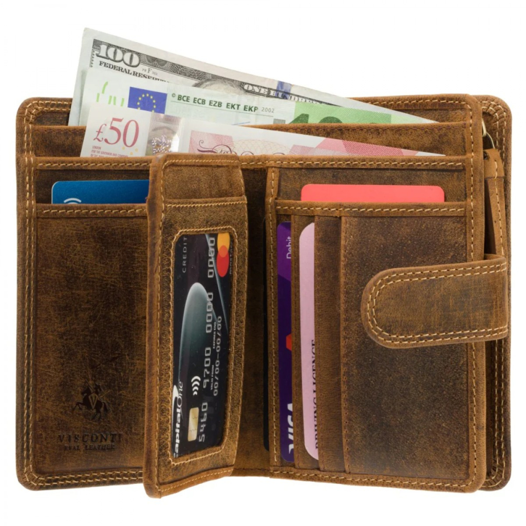 Портмоне Visconti 730 Carbine Oil Tan (730 OIL TAN) - зображення 4