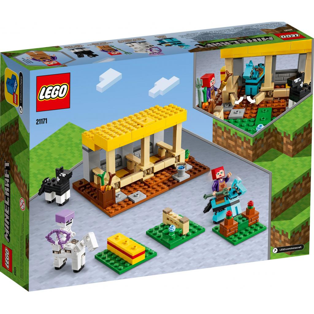 Конструктор LEGO Minecraft Конюшня 241 деталь (21171) - зображення 7