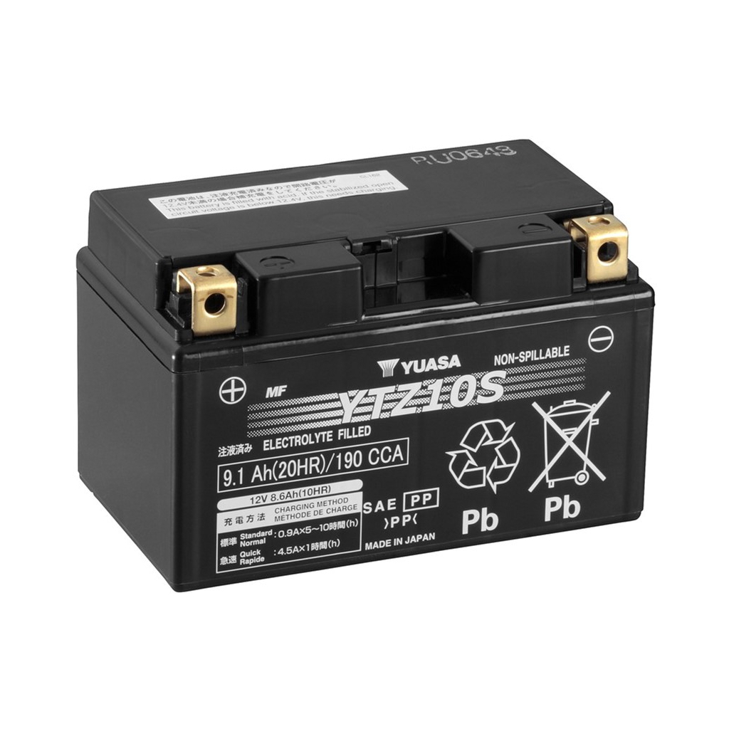 Акумулятор автомобільний Yuasa 12V 9,1Ah High Performance MF VRLA Battery (YTZ10S) - зображення 1