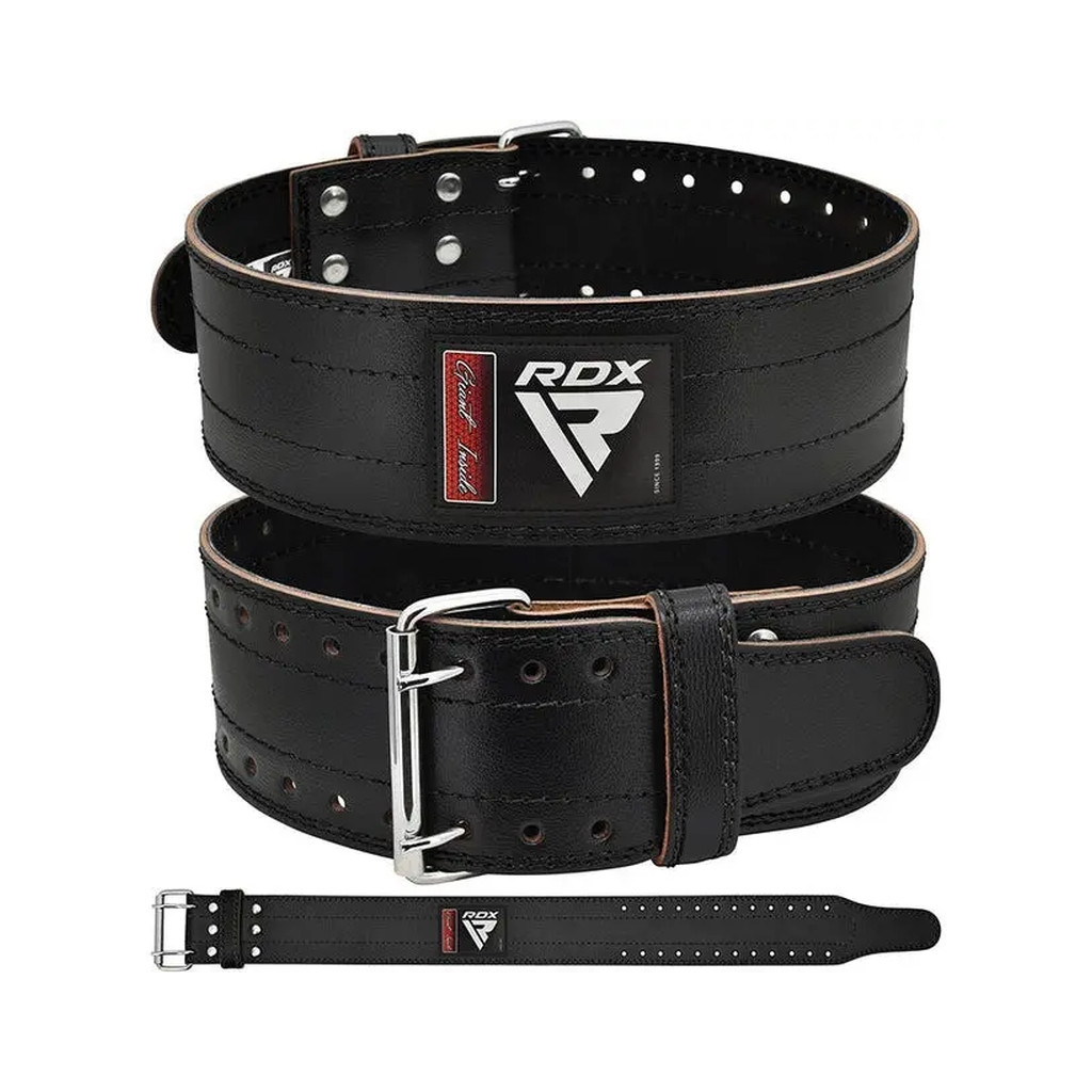 Атлетичний пояс RDX для пауерліфтингу RD1 шкіряний Black XL (WPB-RD1B-XL) - зображення 2