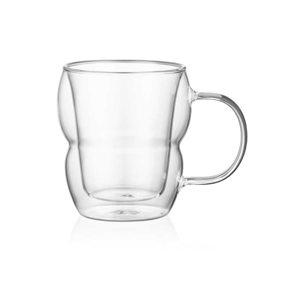 Чашка Ardesto 350мл, боросилікатне скло, прозора (AR2635MP) - зображення 1
