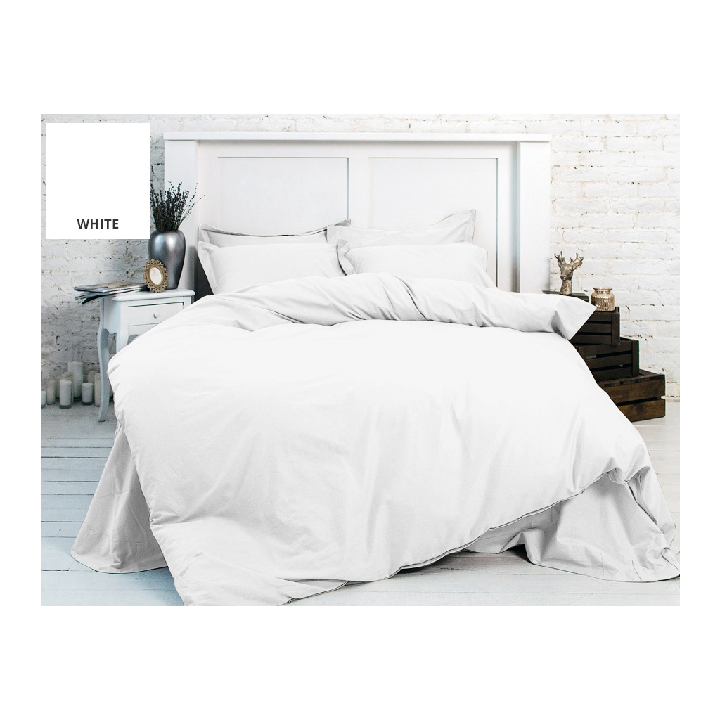 Простирадло MirSon Бязь Premium 11-2107 White 220х240 см (2200000954060) - изображение 1