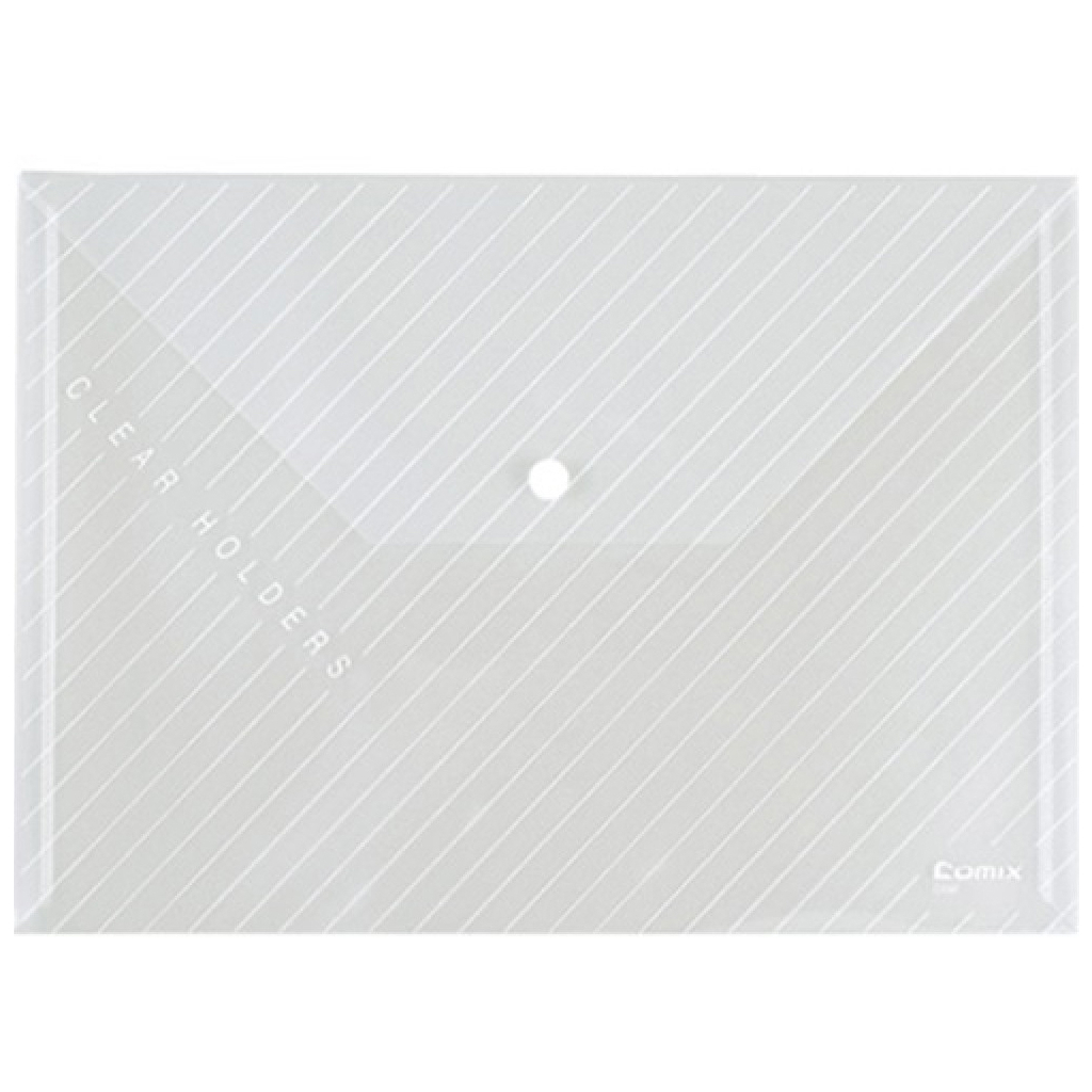 Папка - конверт Comix А4, прозора (FOLD-COM-C330-C) - изображение 1
