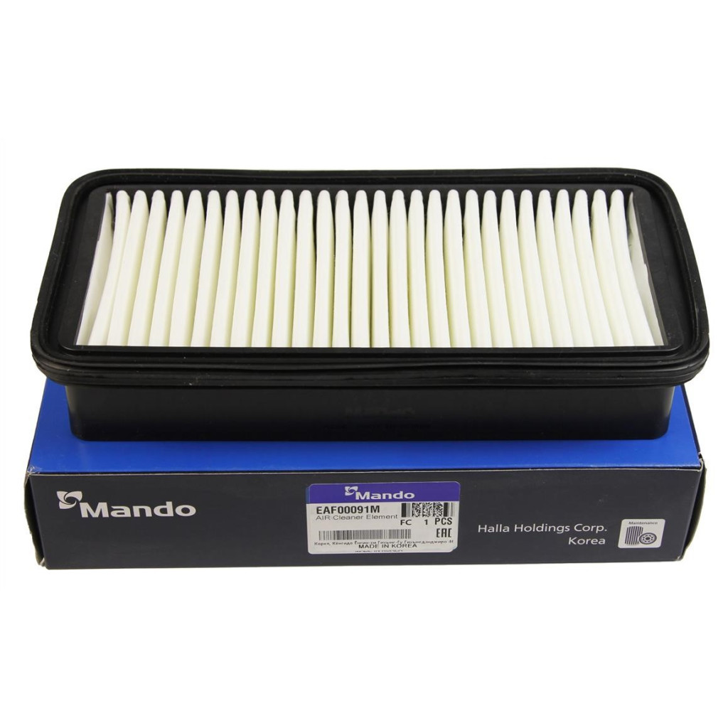 Повітряний фільтр для автомобіля Mando EAF00091M - зображення 2