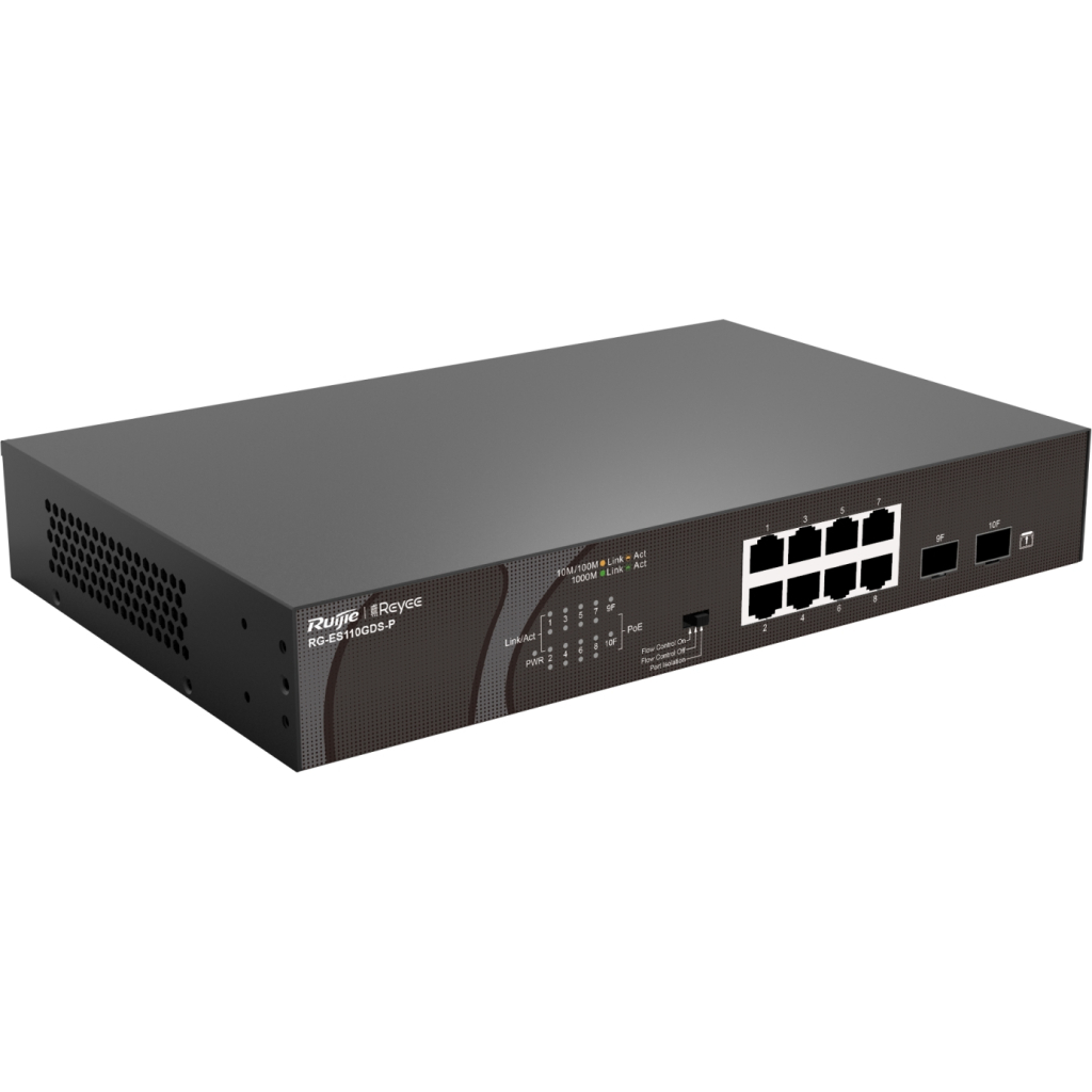 Комутатор мережевий Ruijie Networks RG-ES110GDS-P - зображення 1