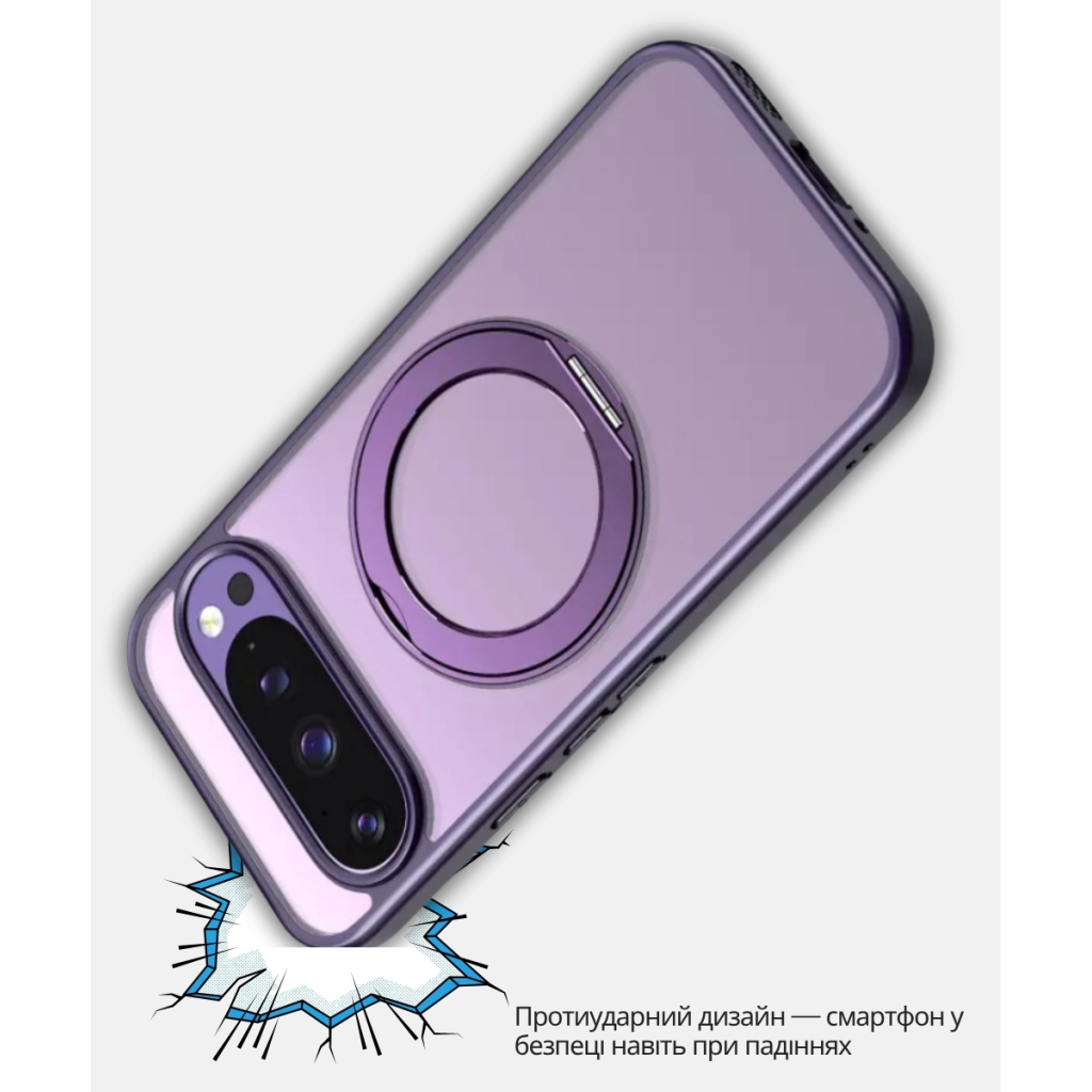 Чохол до мобільного телефона BeCover Aura Fold Google Pixel 9 / 9 Pro / 10 / 10 Pro Purple (714136) - зображення 4