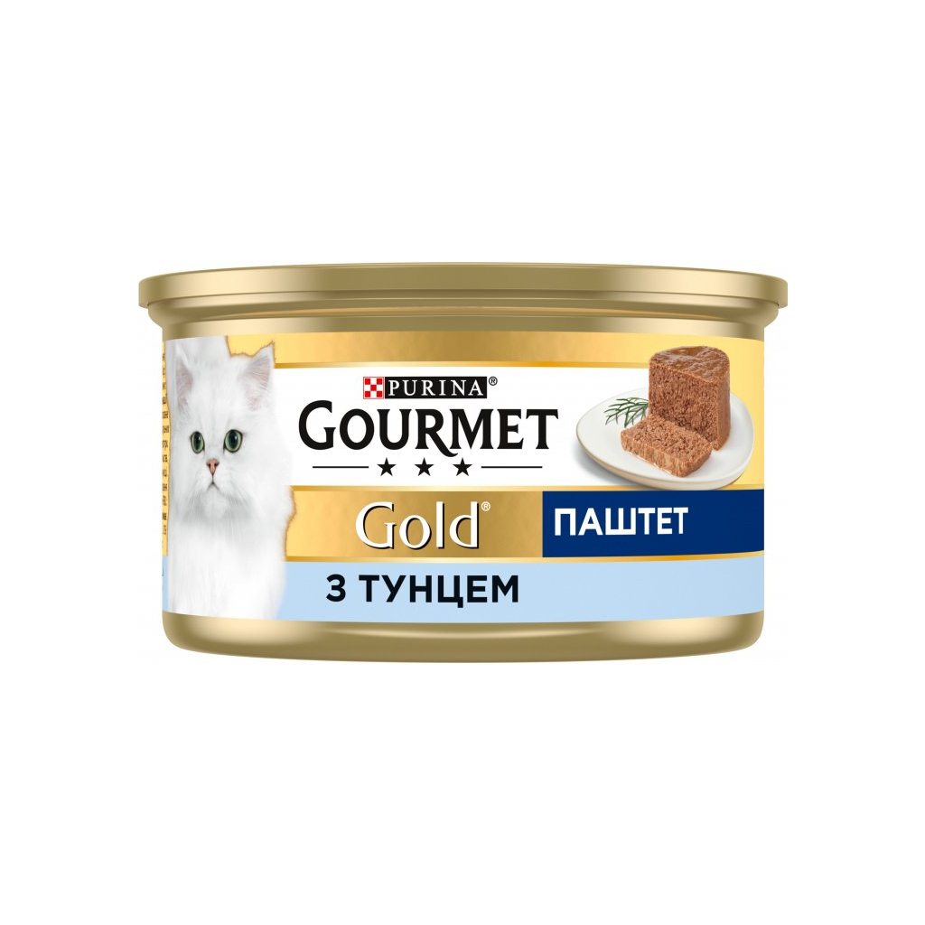 Паштет для котів Purina Gourmet Gold. З тунцем 85 г (7613031381029) - зображення 2