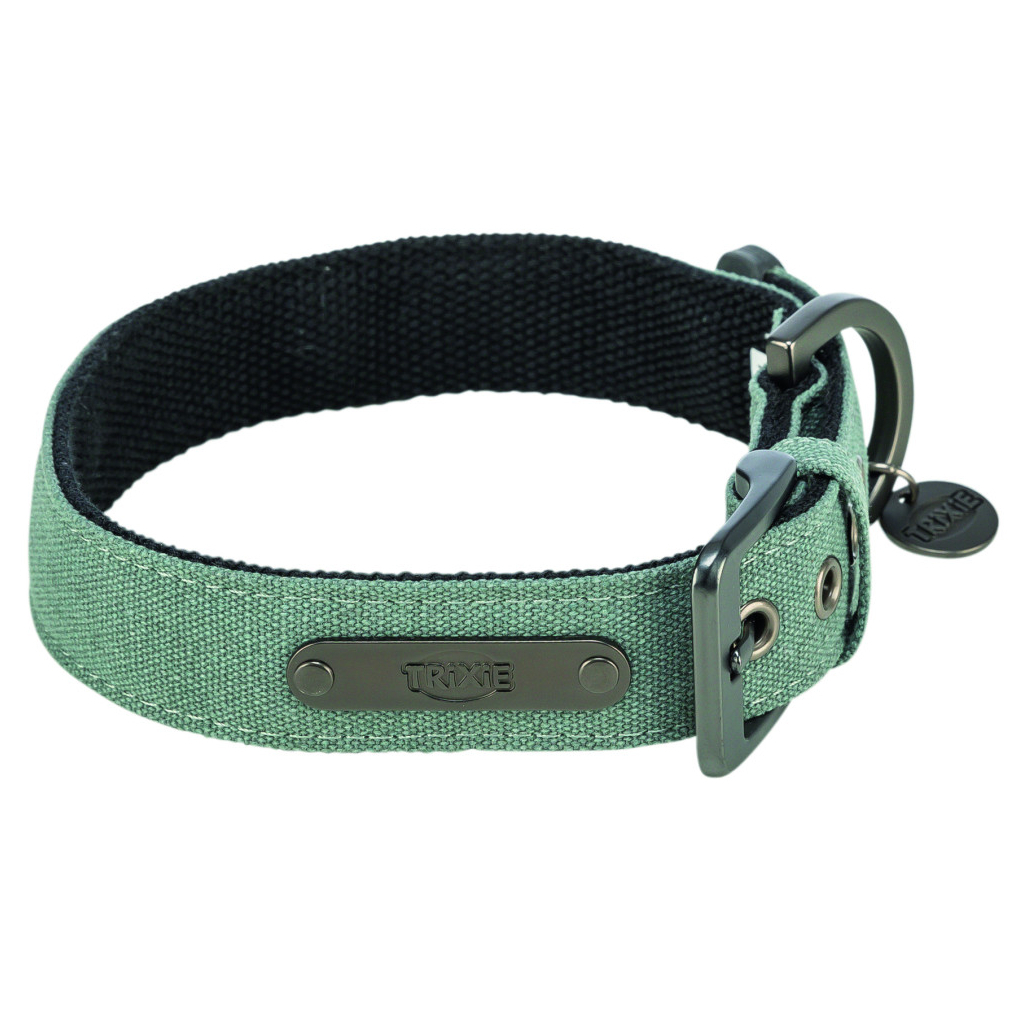 Нашийник для тварин Trixie CityStyle екстраширокий S–M 30–37 см 25 мм світло-зелений (4053032681781) - зображення 2
