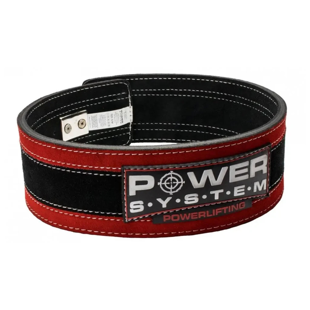 Атлетичний пояс Power System Stronglift PS-3840 Black/Red L/XL (PS_3840RD-5) - зображення 1