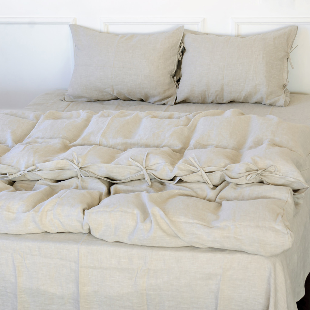 Постільна білизна MirSon Лен Grey sky 220х240 (2200005371022) - зображення 2