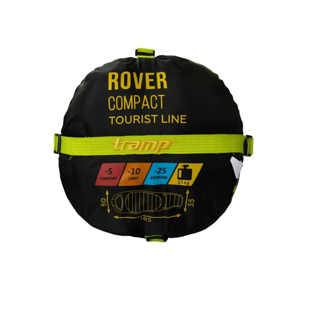 Спальний мішок Tramp_ТОВ Rover Compact Olive/Grey Right (TRS-050C-R) - зображення 7