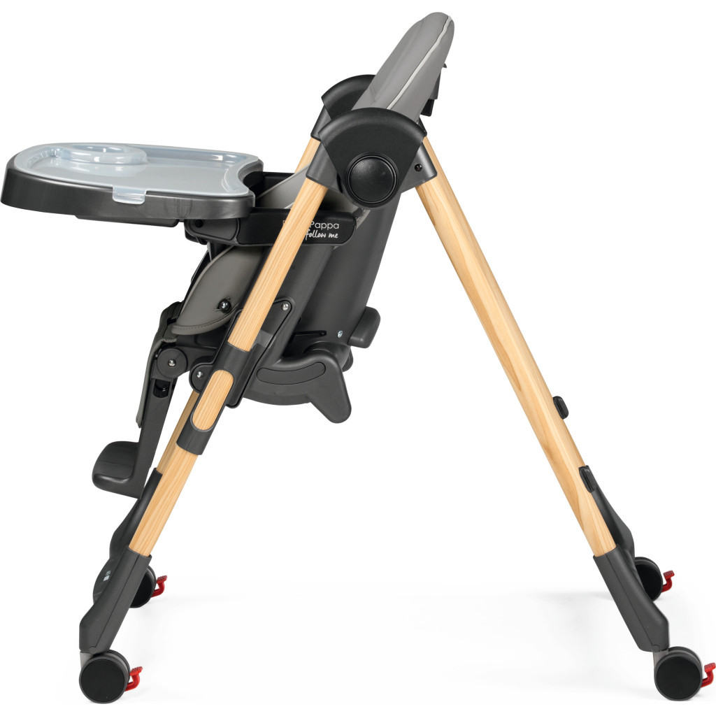 Стілець для годування Peg-Perego Prima Pappa Follow Me Amblance Ice преміум Сірий (IH01000002BL73) - изображение 7
