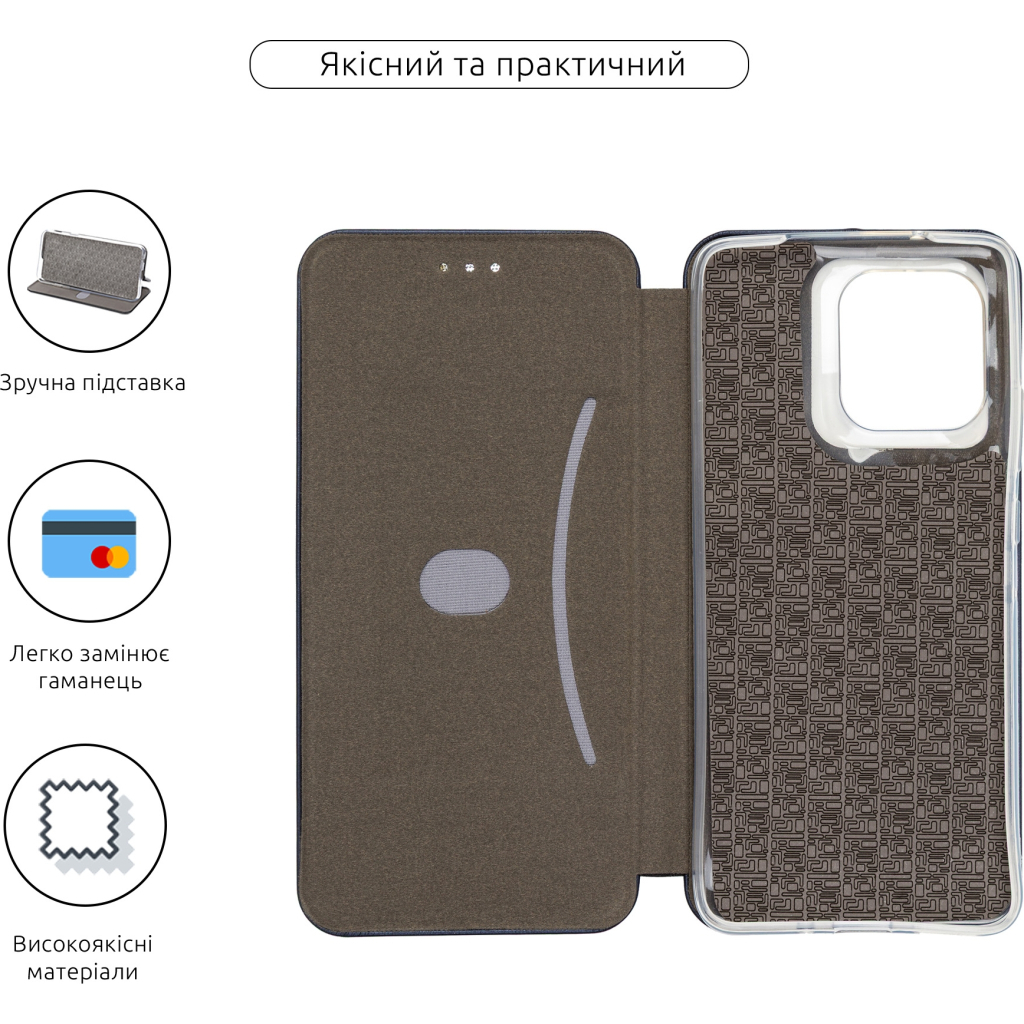 Чохол до мобільного телефона Armorstandart G-Case Motorola G86 5G Dark Blue (ARM86703) - зображення 3