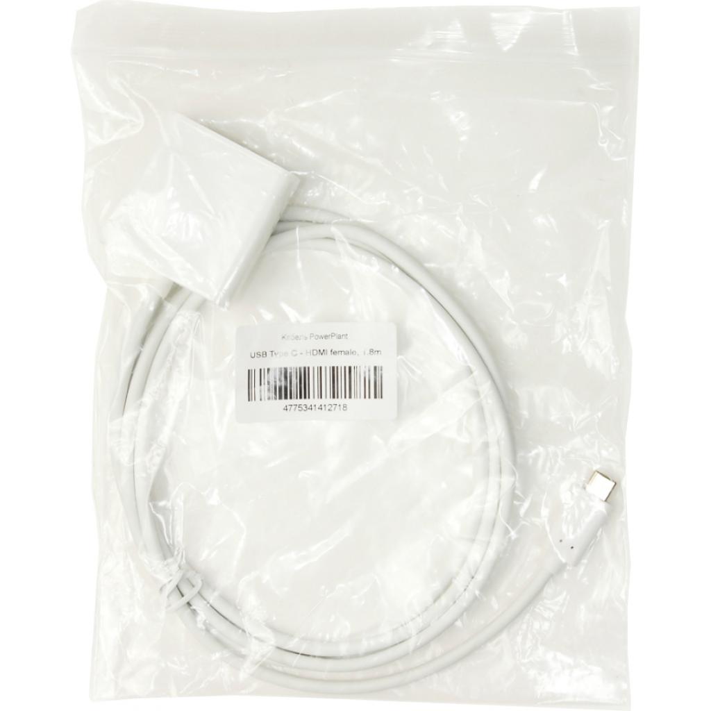 Кабель мультимедійний USB Type-C to HDMI F 1.8m PowerPlant (KD00AS1271) - зображення 4