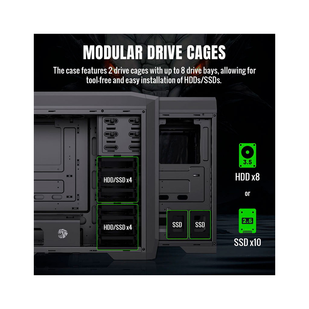 Корпус Gamemax Dragon Knight 2 - зображення 10