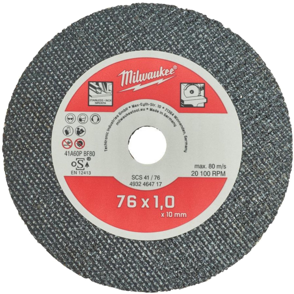 Круг відрізний Milwaukee по металу SCS41/76; 76мм для M12 FCOT (4932464717) - зображення 2