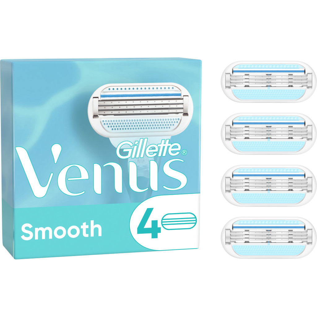 Змінні касети Gillette Venus Smooth 4 шт. (3014260262709) - изображение 1