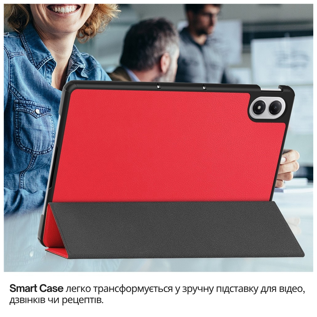 Чохол до планшета BeCover Smart Case Xiaomi Redmi Pad 2 Pro 12.1" Red (714633) - зображення 7