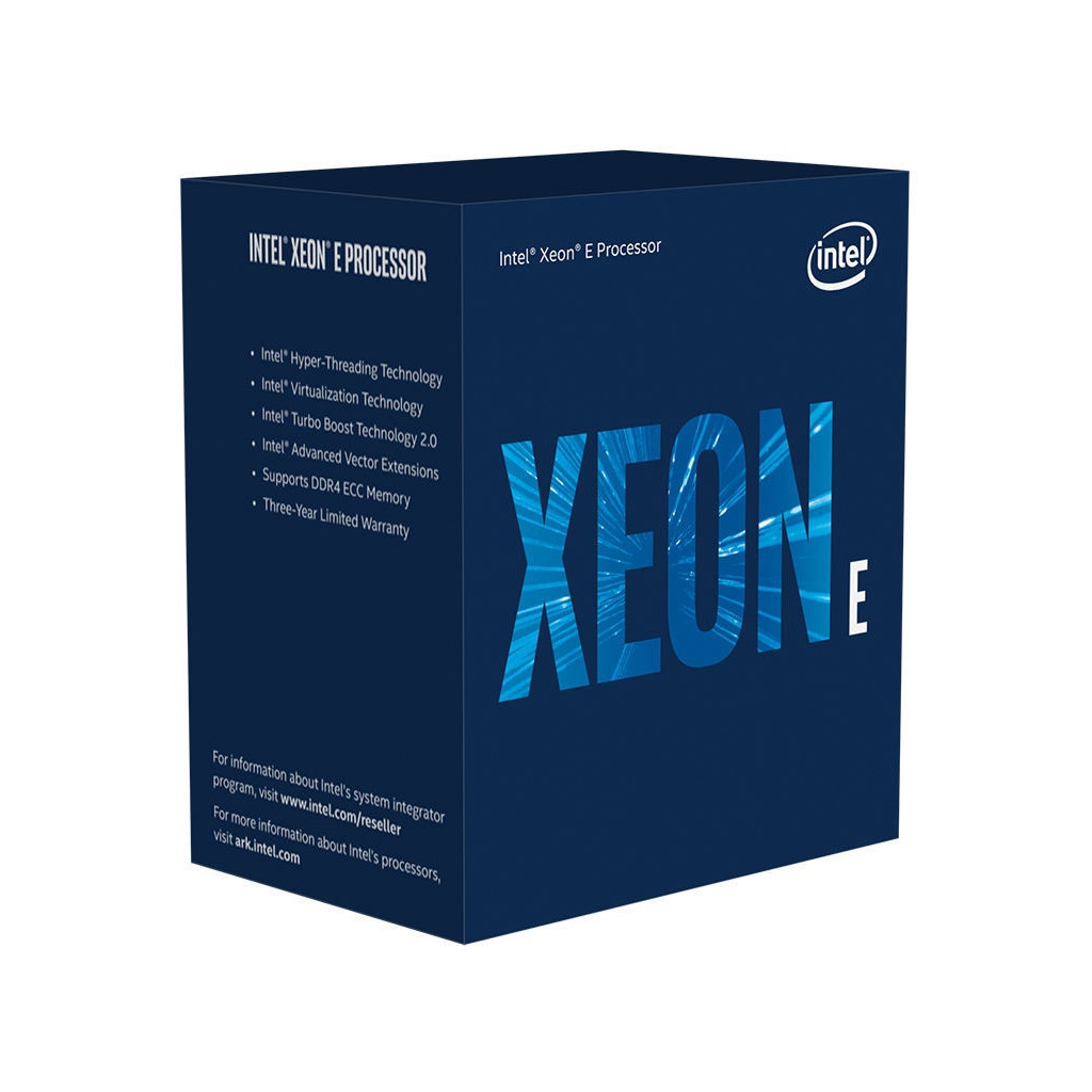 Процесор серверний INTEL Xeon E-2224 4C/4T/3.4GHz/8MB/FCLGA1151/BOX (BX80684E2224SRFAV) - зображення 1